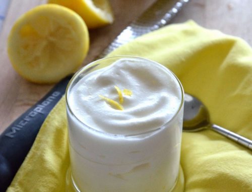 mousse légère au citron