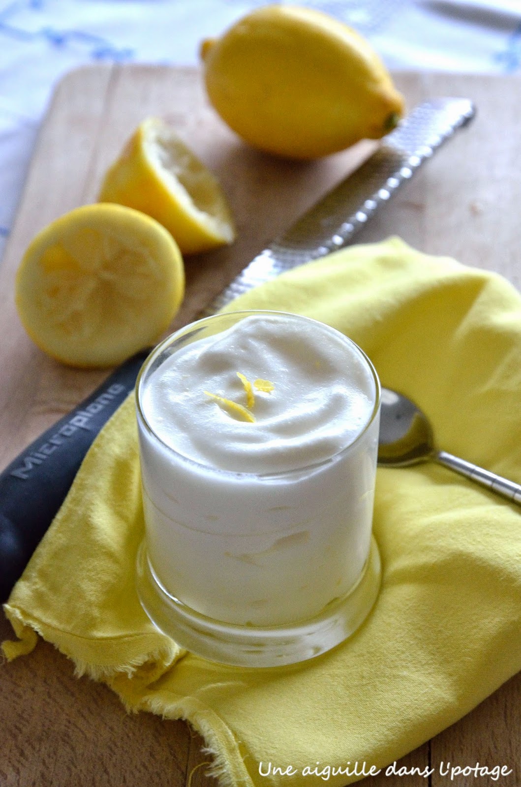 mousse légère au citron