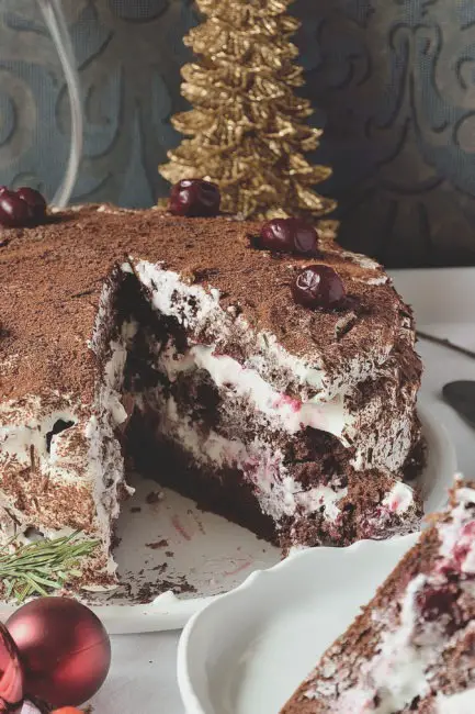 forêt noire gâteau chocolat cerise kirsch 