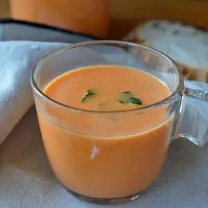 soupe de poivron au gingembre de J-A Charial