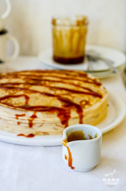 gâteau de crêpes au caramel au beurre salé 