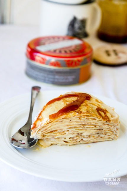 gâteau de crêpes au caramel au beurre salé