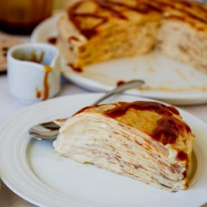 gâteau de crêpes au caramel au beurre salé