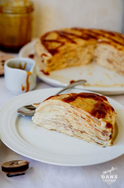 gâteau de crêpes au caramel au beurre salé