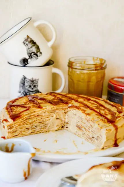 gâteau de crêpes au caramel au beurre salé