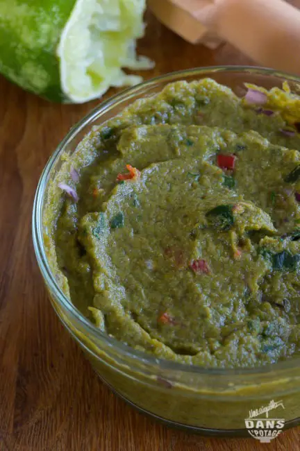 faux guacamole zéro déchet