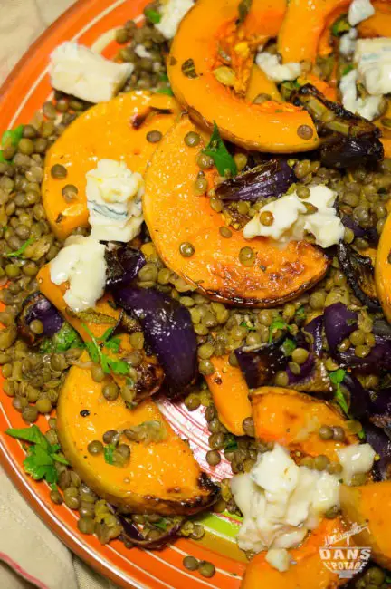 butternut lentilles gorgonzola Ottolenghi