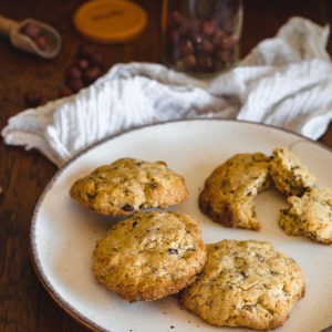 cookies aux noisettes (3 jaunes d'oeufs)