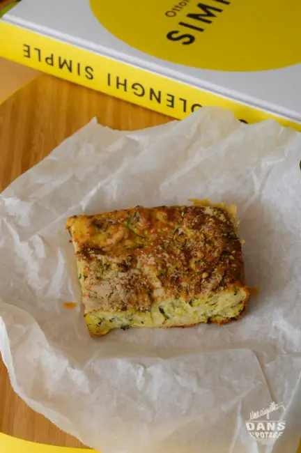 frittata moelleuse aux courgettes Ottolenghi