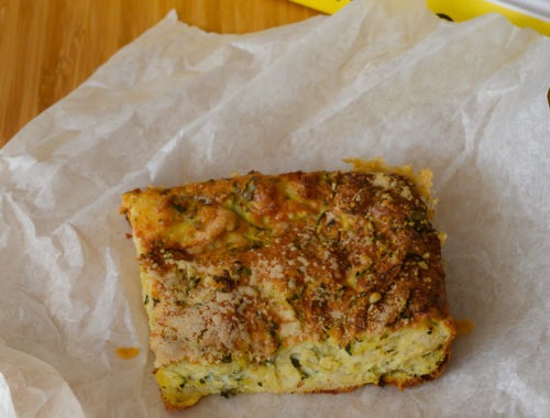 frittata moelleuse aux courgettes d'Ottolenghi