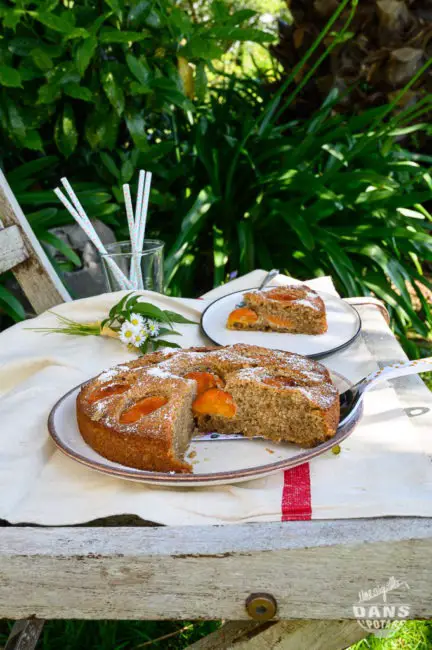 gâteau moelleux abricot sarrasin