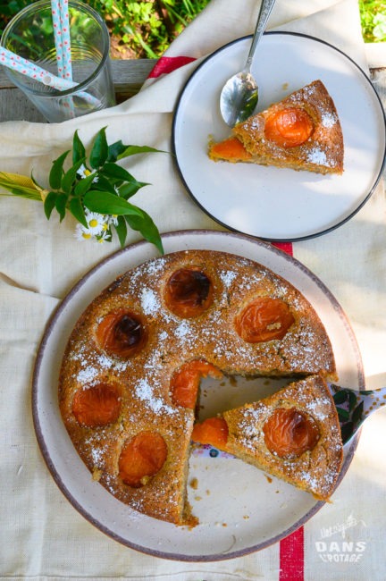 gâteau moelleux abricot sarrasin
