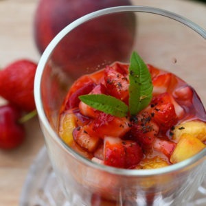 nage de fruits d'été à la verveine