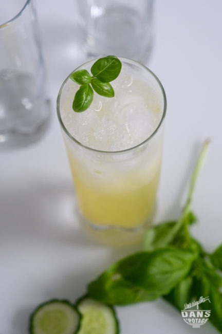 mocktail anatole ananas concombre basilic