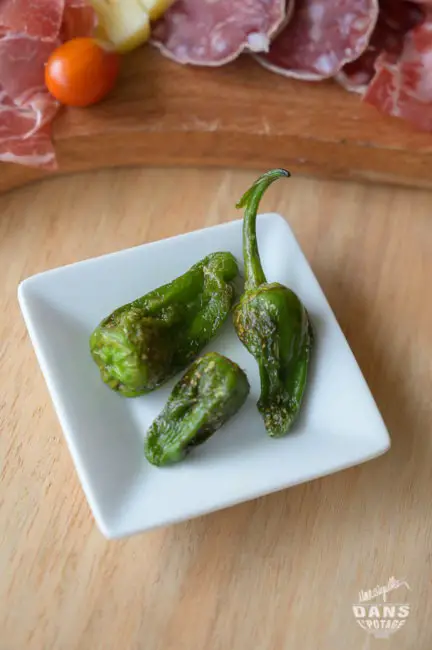 tapas pimientos de padron