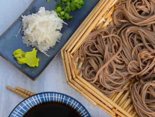 zaru soba nouilles froides sarrasin