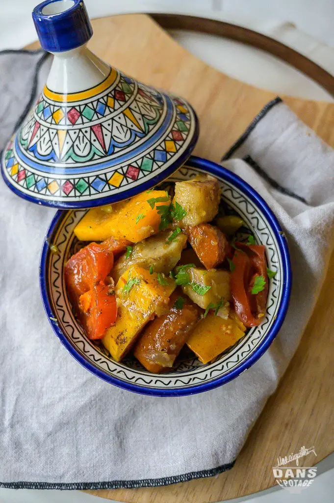 tajine d'agneau aux légumes