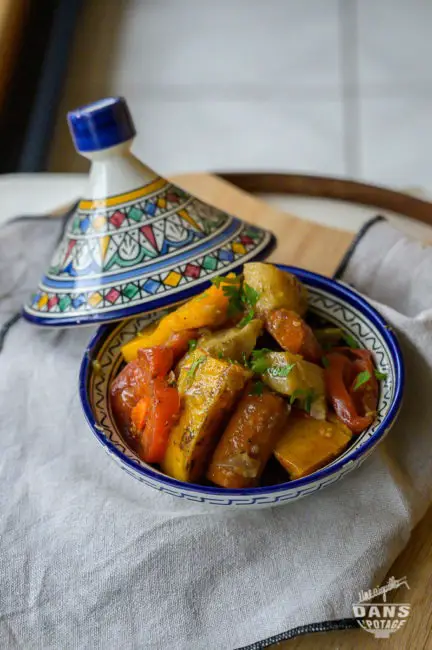 tajine d'agneau aux légumes Maroc