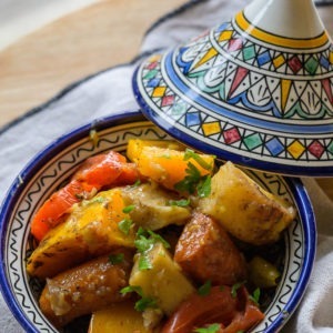 tajine d'agneau aux légumes