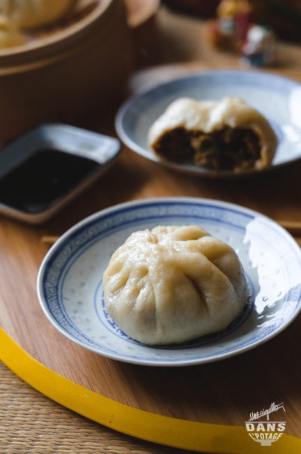 baozi porc et petits légumes 