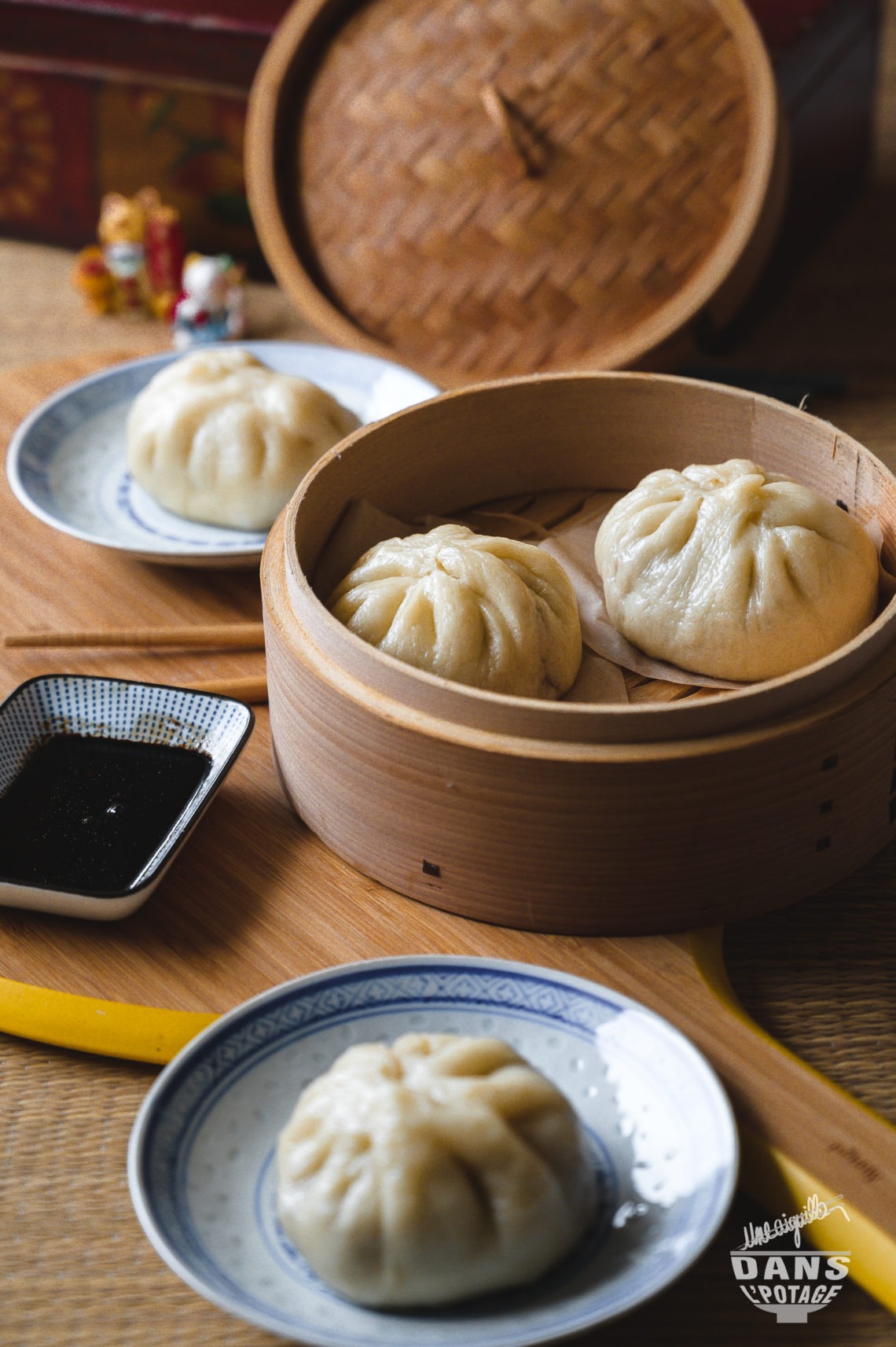 baozi porc et petits légumes