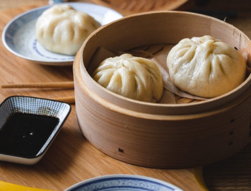 baozi porc et petits légumes