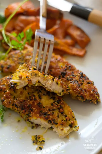 aiguillette de poulet aux graines d'Ottolenghi 