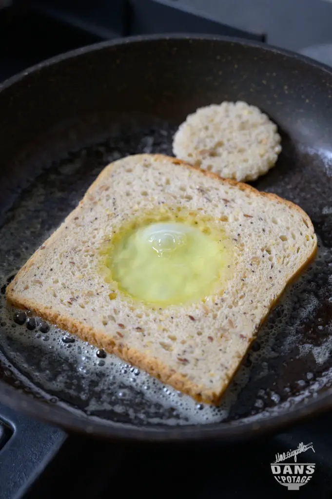 cuisson toast oeuf