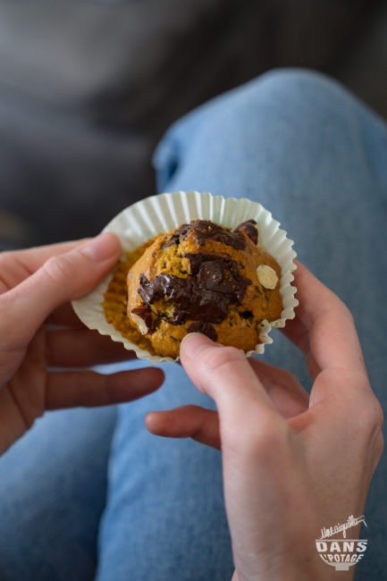 muffins épeautre noisette chocolat