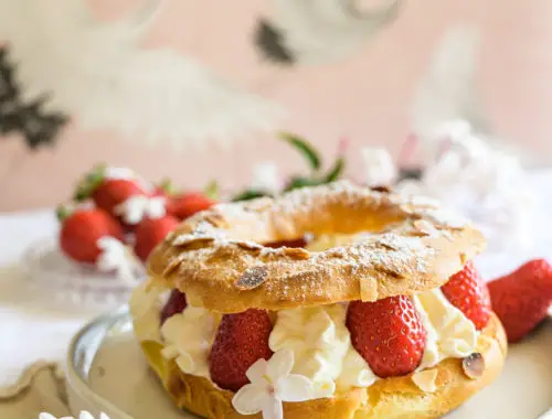 Couronne de chou aux fraises