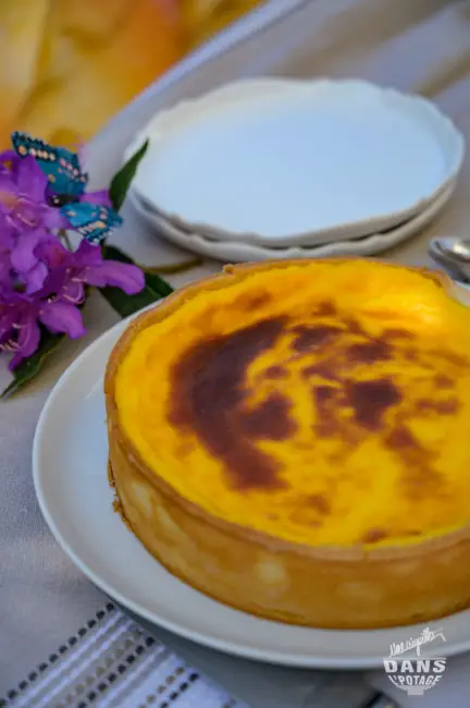 flan pâtissier à la bergamote