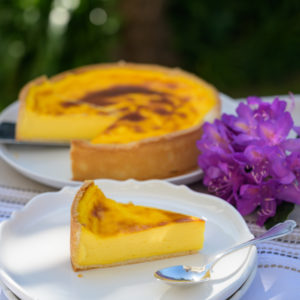 flan pâtissier à la bergamote