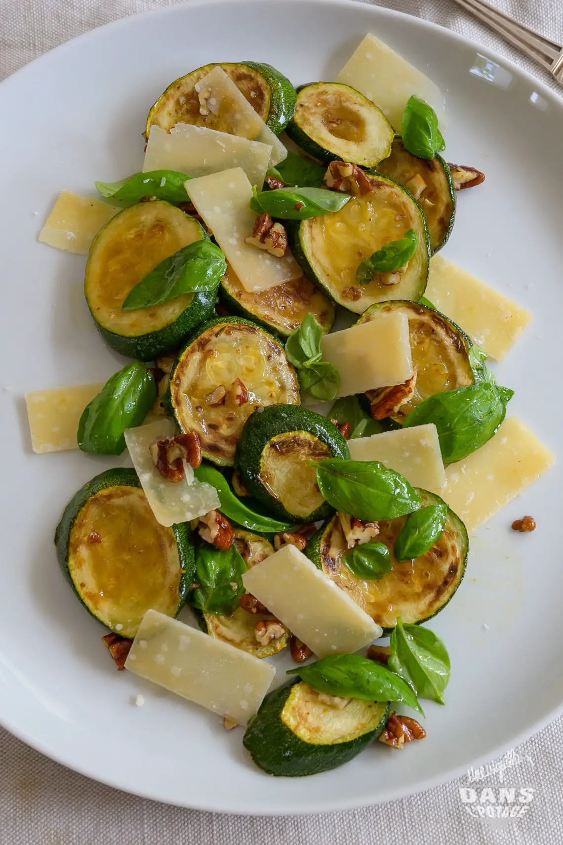 salade courgette parmesan basilic Ottolenghi