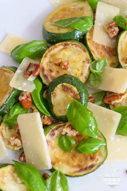 salade courgette parmesan basilic Ottolenghi