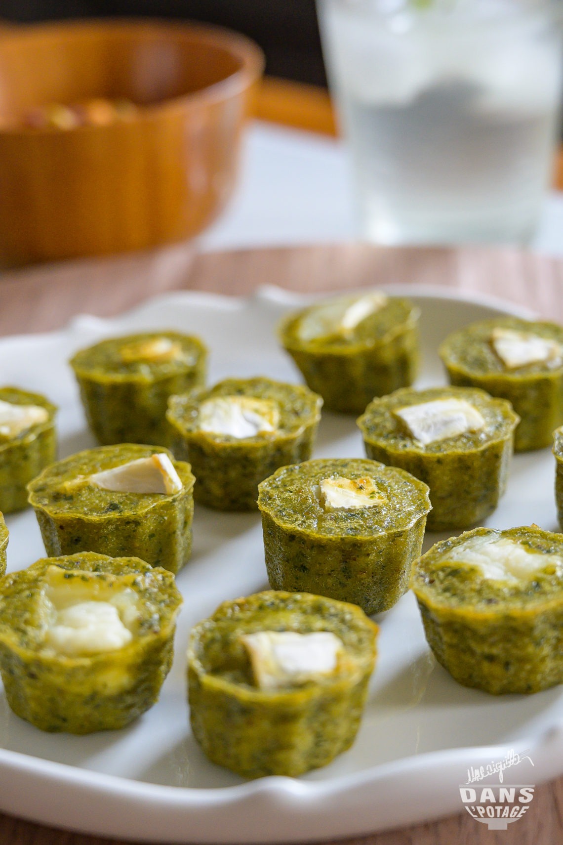 mini bouchées apéritives pesto chèvre