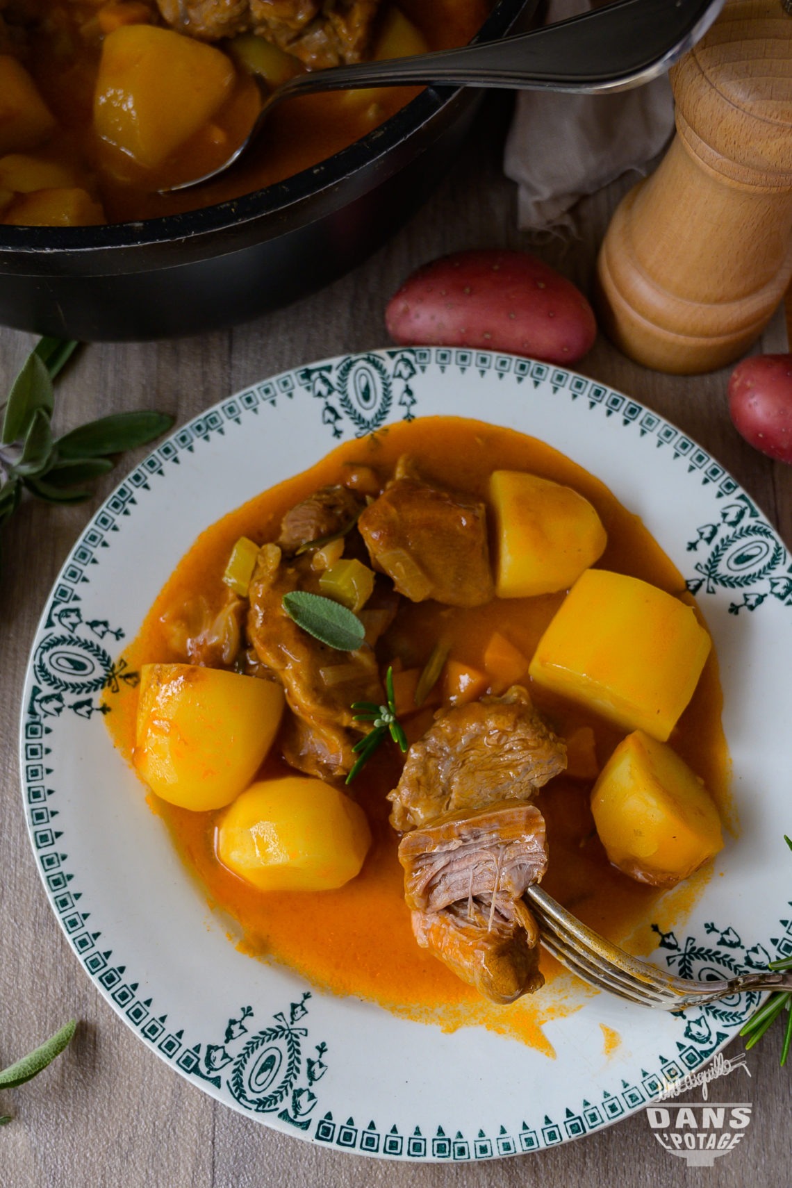 sauté de veau aux pommes de terre