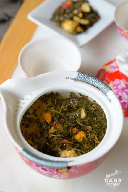 thé sencha de Noël