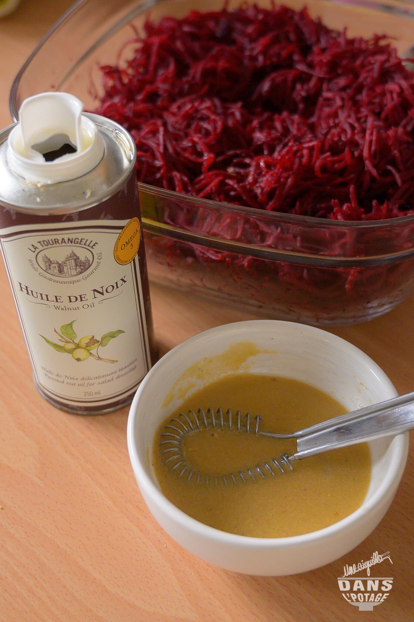 Salade de betterave rouge crue – Une aiguille dans l'potage