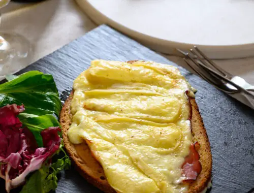 tartine reblochon jambon