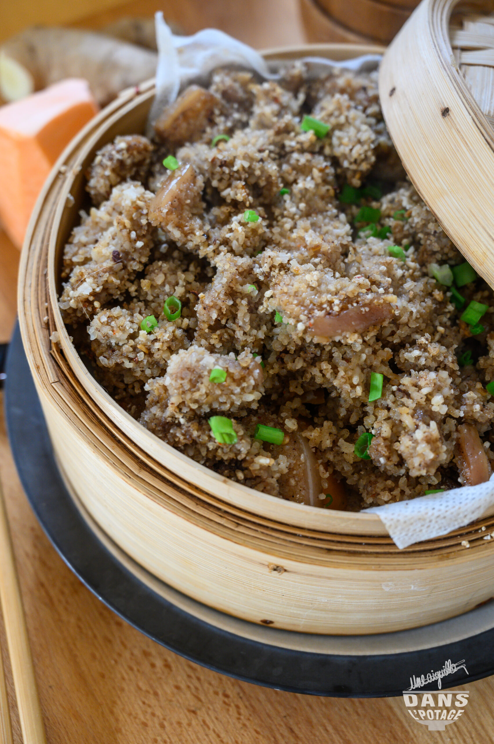 feng zheng rou porc vapeur poudre de riz