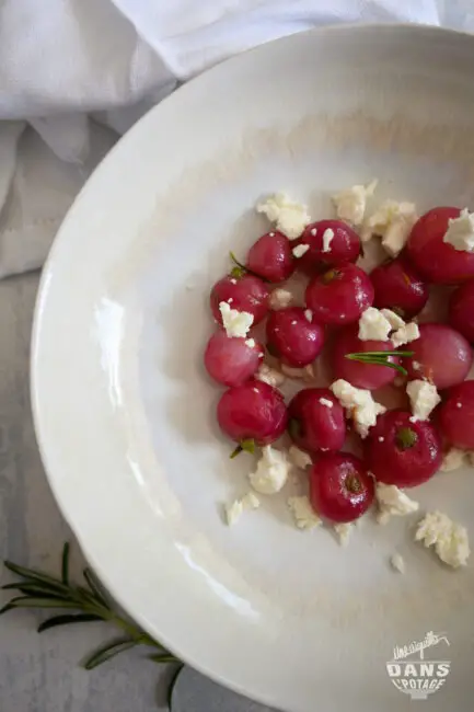 radis rôtis miel romarin feta