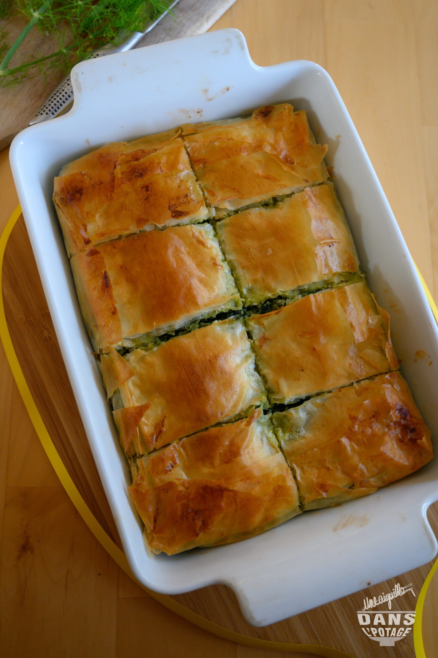 spanakopita tourte grecque aux épinards