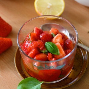 salade de fraises Ducasse
