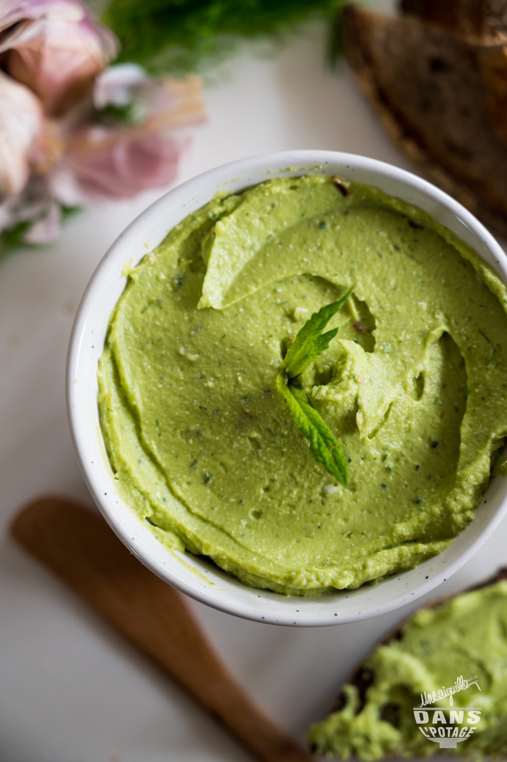 tartinade avocat feta menthe