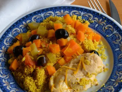 poulet orange olive