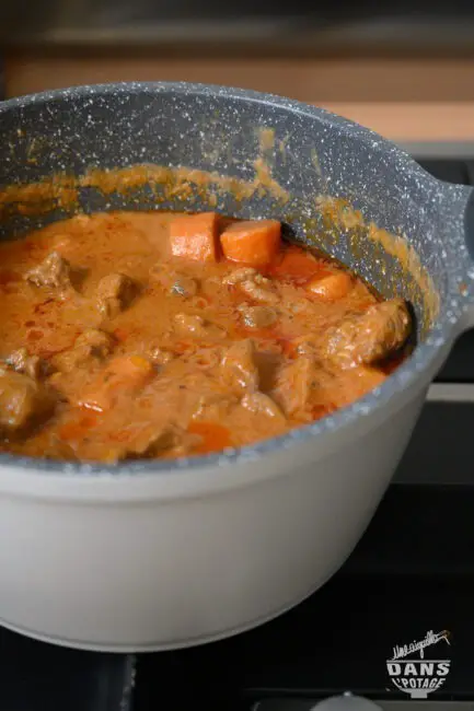 mafé de boeuf cuisine africaine