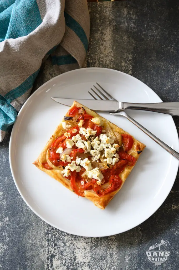 tarte  poivrons rouges ottolenghi 