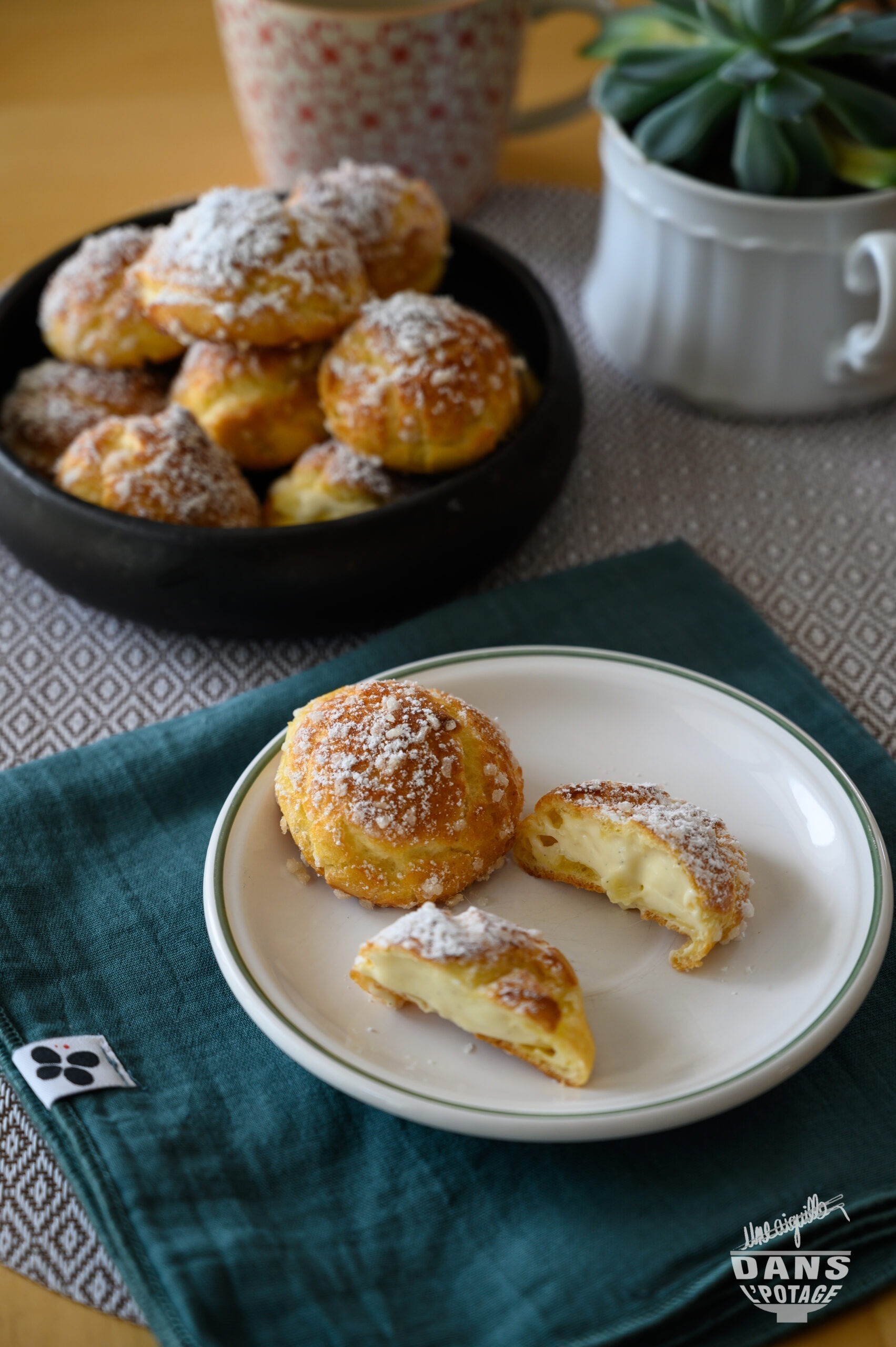 chouquettes crème vanille Yann Couvreur