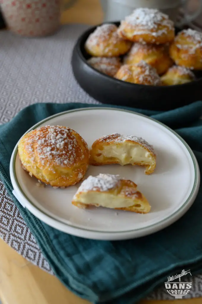 chouquettes crème vanille Yann Couvreur