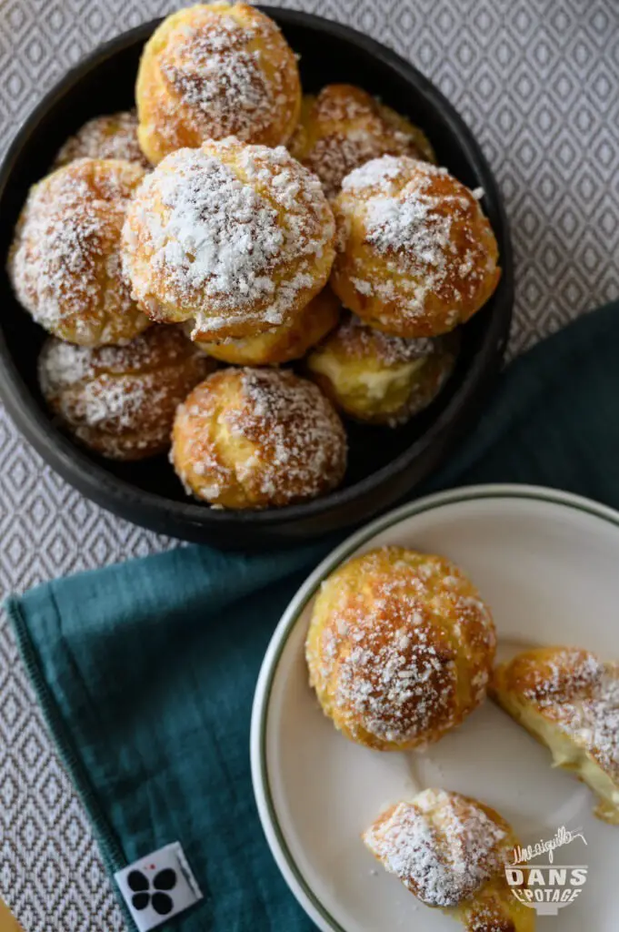 chouquettes crème vanille Yann Couvreur